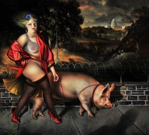 Pig Walker III by David Bowers