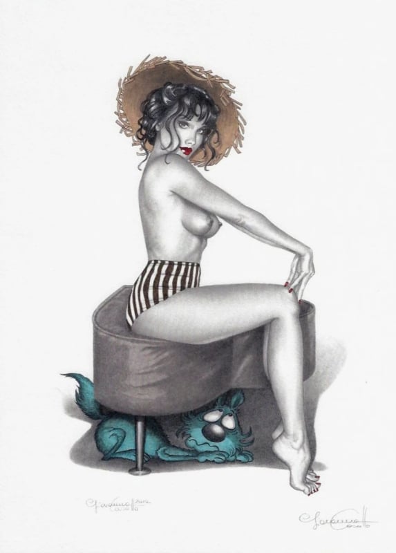 pin-up art by Giovanna Casotto