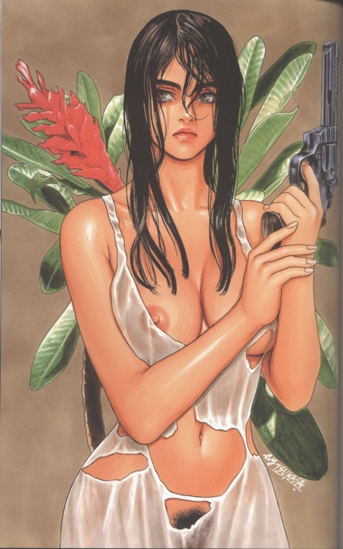 Pin-up art by Tsukasa Jun Pin-up art by Tsukasa Jun