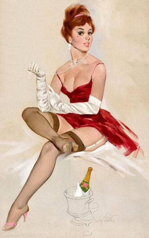 pin up art Fritz Willis