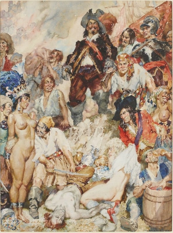Pirates by Norman Lindsay