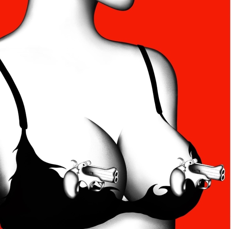 pistol bra by Alicia Rihko