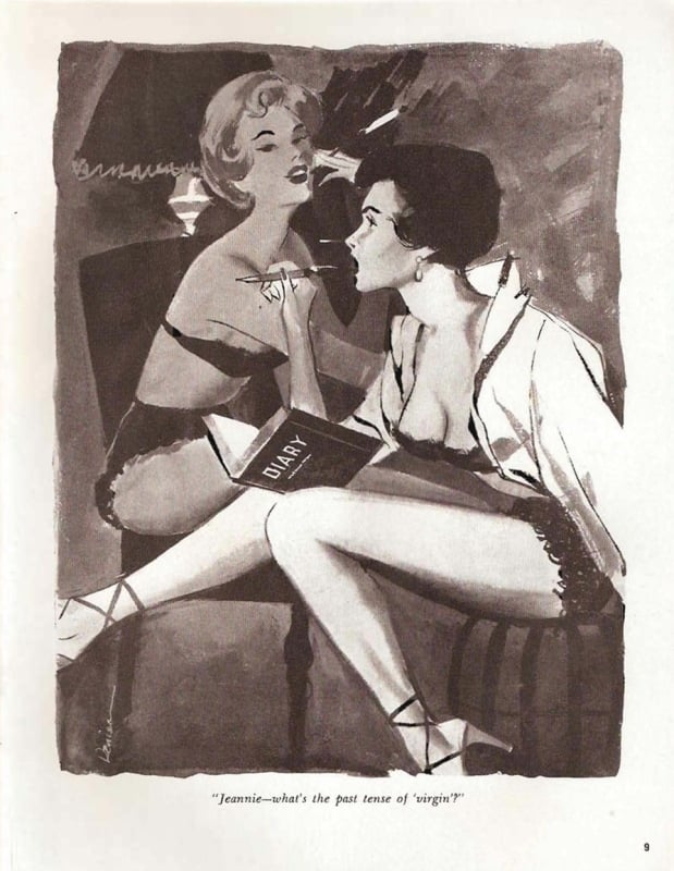 Playboy, December 1953 cartoon