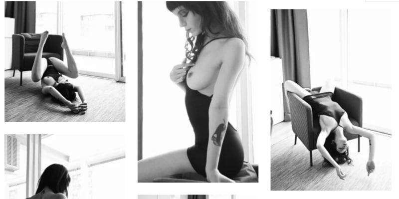 Please Don’t Ask Me Questions, model Mina shot by photographer Roberto Roto. Credits Traaaw Magazine, screenshot