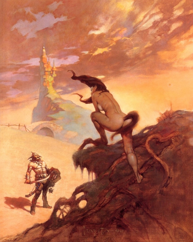 pony tail frank frazetta