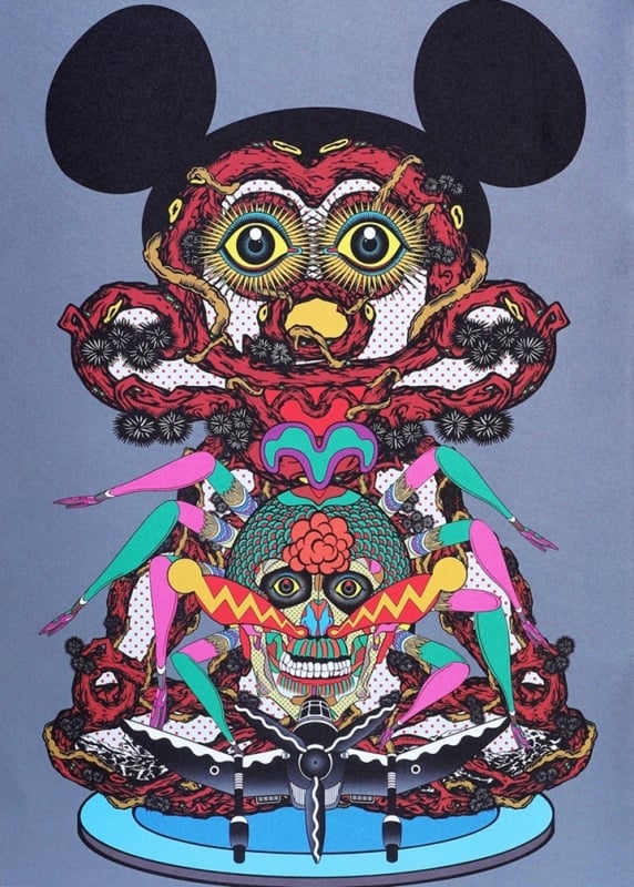 pop art painting by Keiichi Tanaami