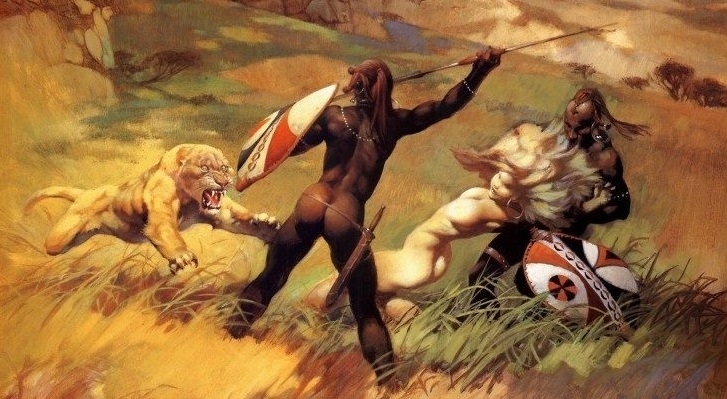 predators frank frazetta