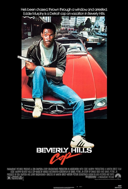 Promotional poster for Beverly Hill's Cop (1984)