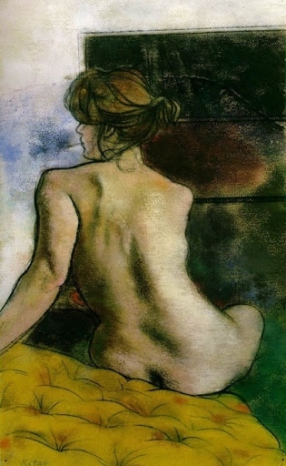 R. B. Kitaj Marynka Smoking