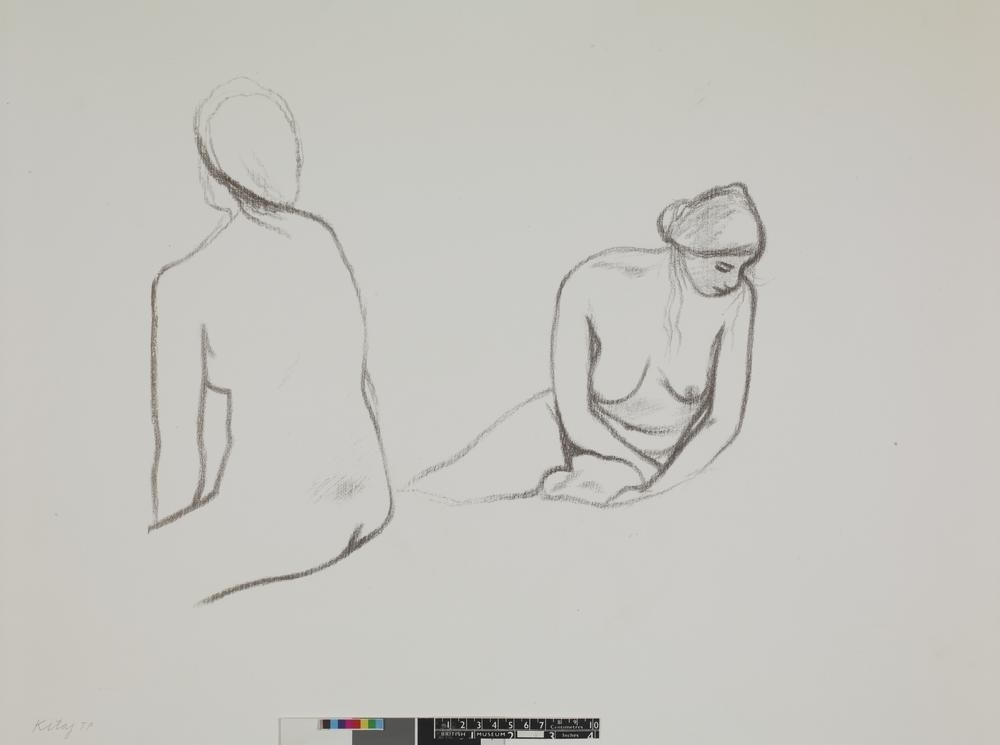 R. B. Kitaj Nude female figure,