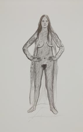 R. B. Kitaj Standing nude