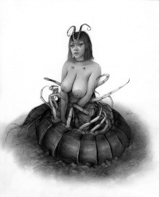 'Ragazza centopiedi (Centipede girl