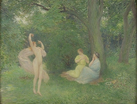 Raphael Collin Nude On the Grass