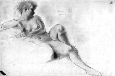 rassenfosse reclining nude