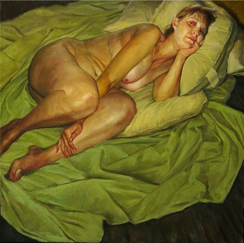 Reclining Nude Figure (1992) by Canadian artist LORNE TOEWS