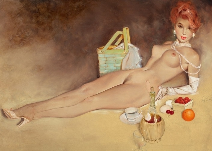 reclining nude Fritz Willis