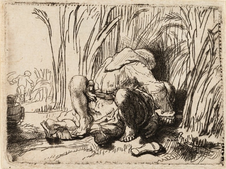 rembrandt The Monk in the Wheat