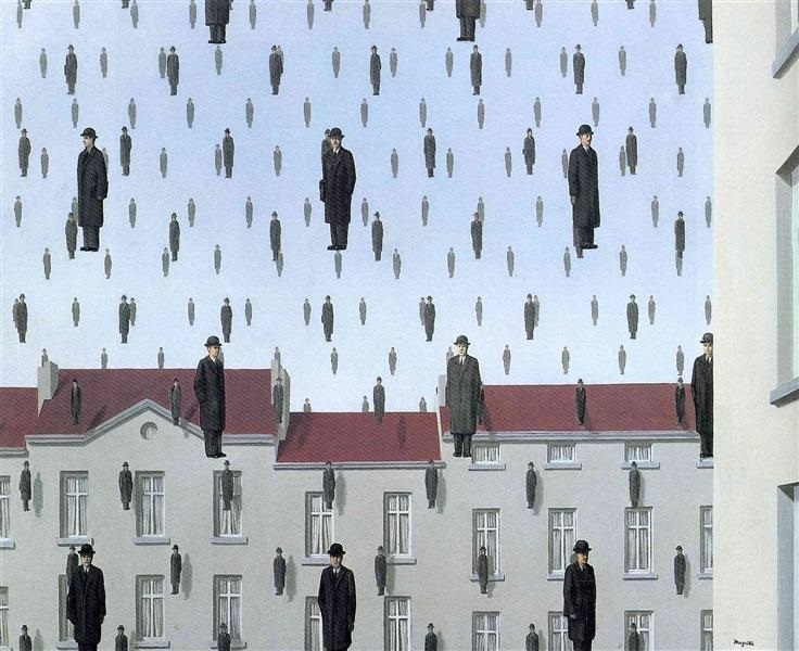 Rene Magritte, Golconda