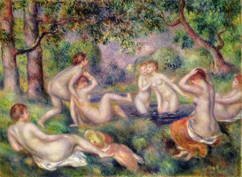 Renoir, Bathers in the Forest, 1897