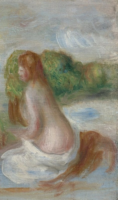 Renoir, PETITE BAIGNEUSE, circa 1890