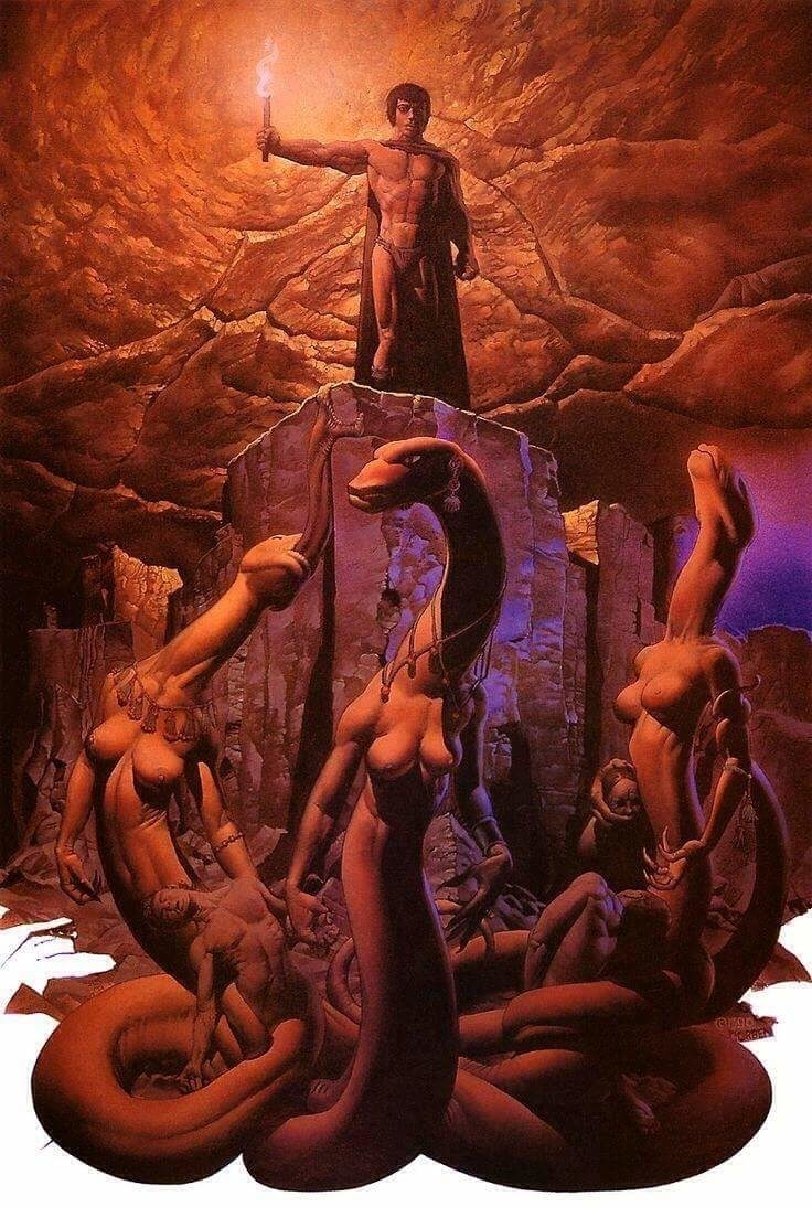 richard corben snake goddesses