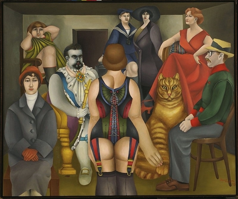 richard lindner The Meeting