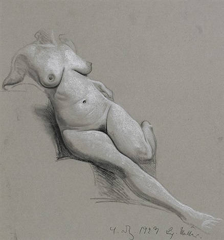 richard muller Sketch of a nude