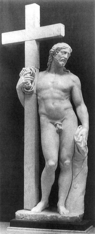 Risen Christ by Michelangelo (first version)
