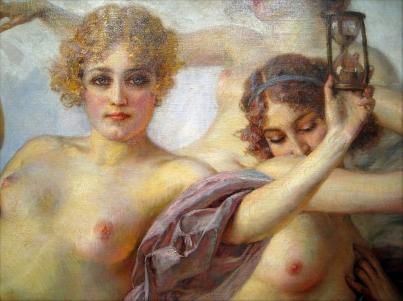 Robert Auer, Napredak Vremena (The Progress of Time), 1903 (detail)