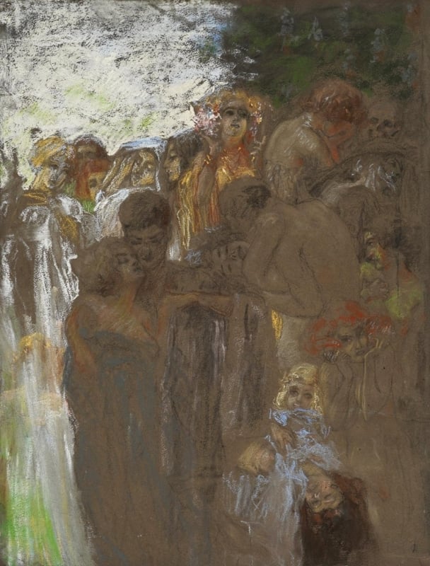 Robert Auer, Study for 'Love', 1911.