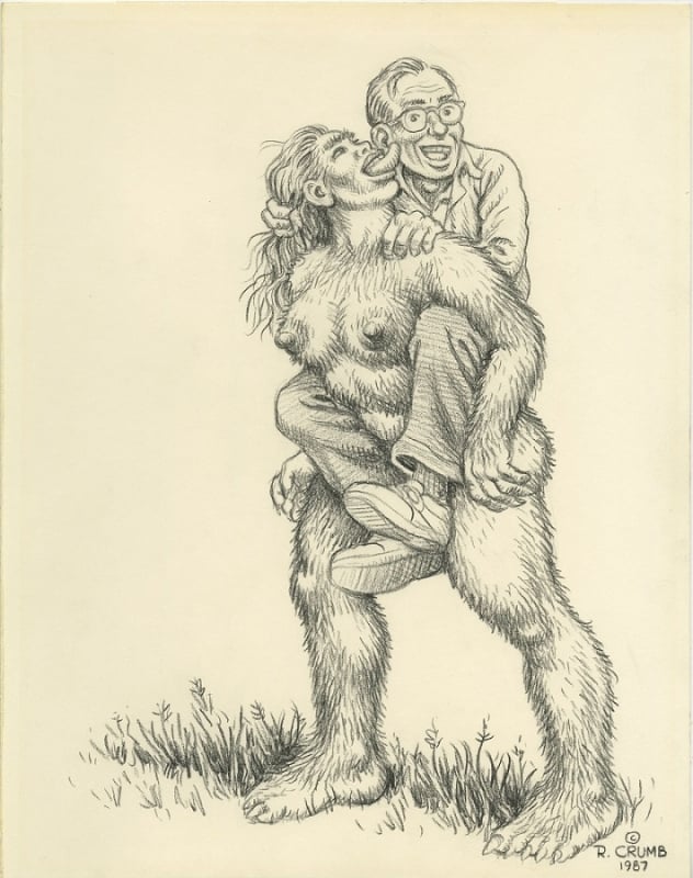 robert crumb Whiteman Meets Bigfoot