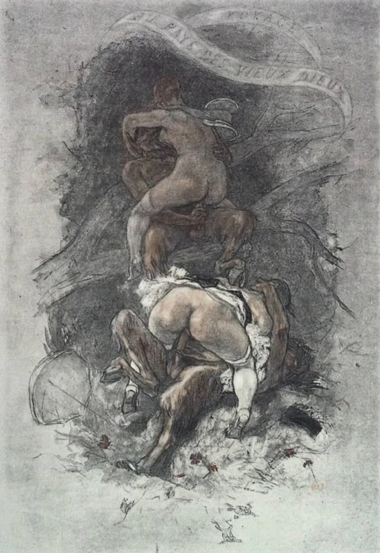 Rops, Voyage au pays des vieux dieux, 1880