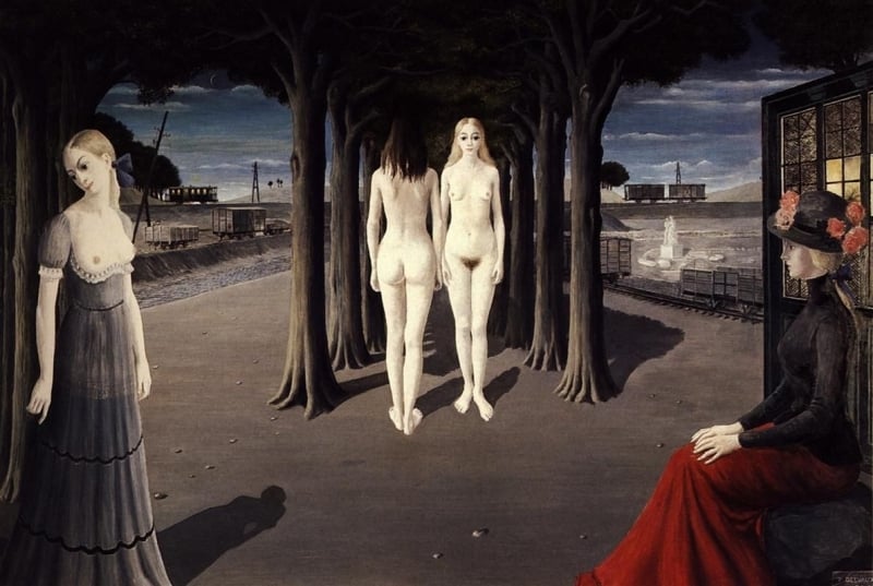 Ruins of Selinunte, 1973 by Paul Delvaux