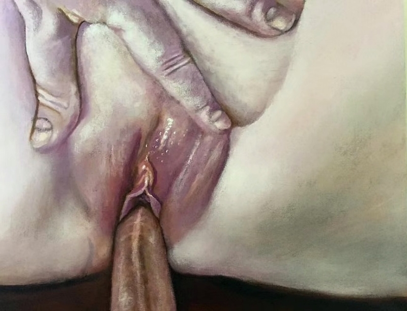 ruth bircham painting close-up of copulation