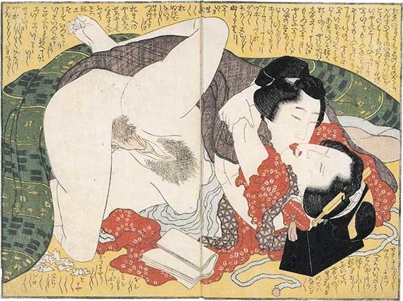 Modigliani paintings: Hokusai's The Horny God of Izumo