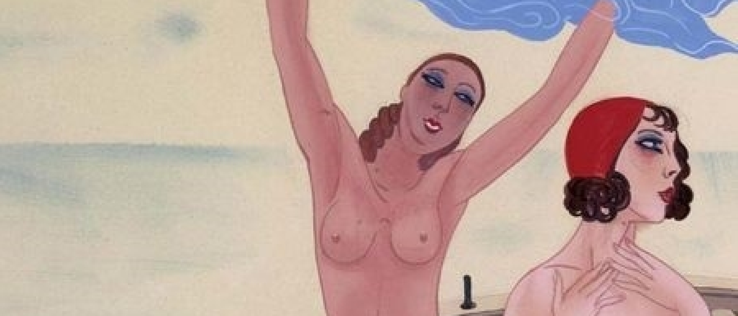 Sacha Zaliouk nude females in a boat