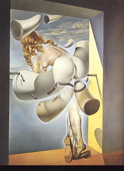 Salvador Dali, Young Woman Auto-Sodomized by the Horns of Her Own Chastity