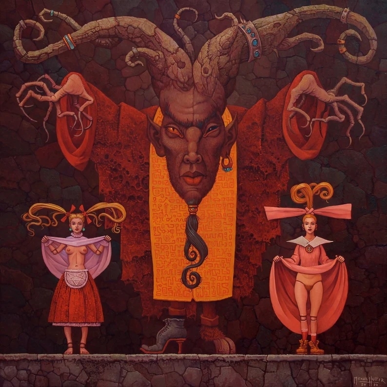 Satan presenting his daughters (2022)
