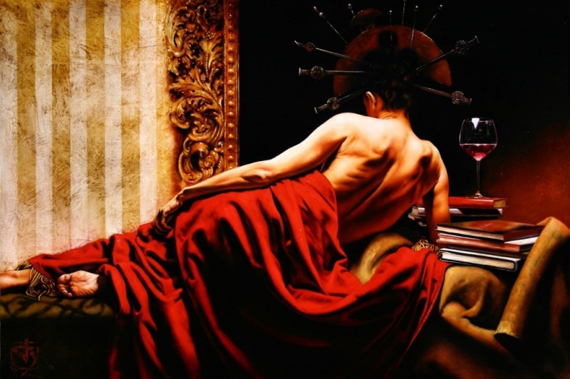 saturno butto Geisha with chalice