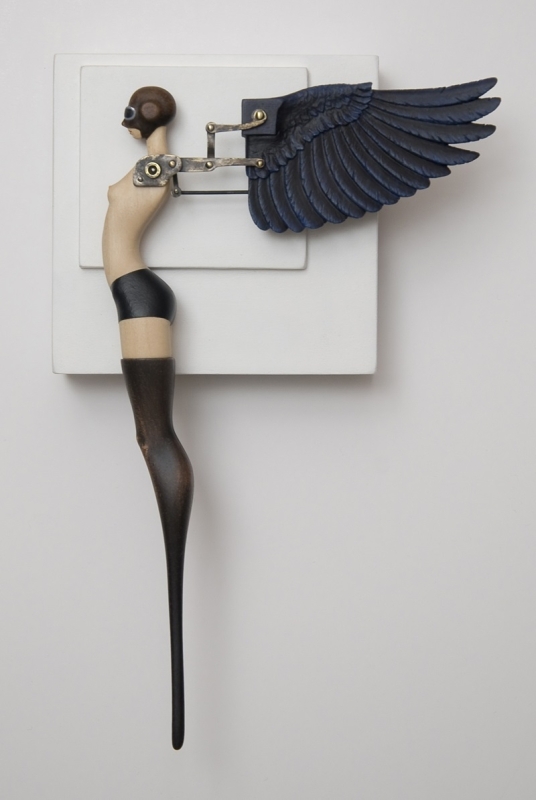 sculpture Aviatrix by John Morris