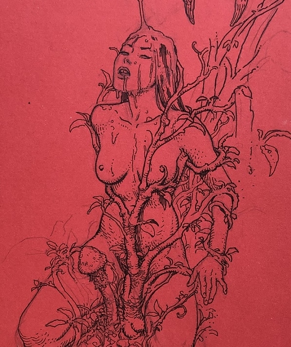 semen plant by KerbCrawlerGhost (detail)