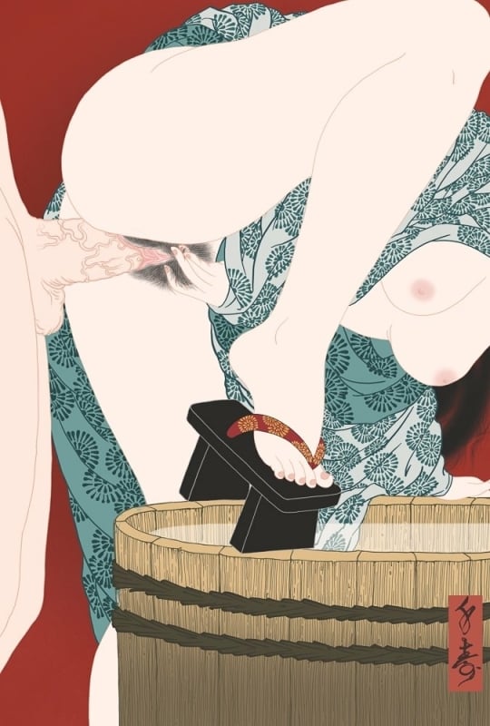 senju shunga asaburo morning bath