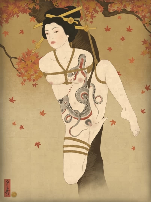 senju shunga bondage art