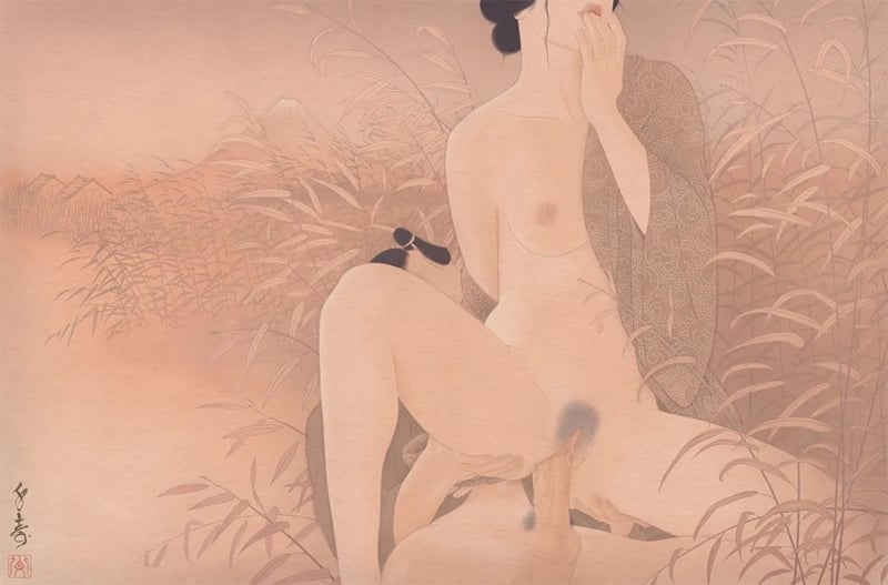 senju shunga Boshoku (twilight scene)