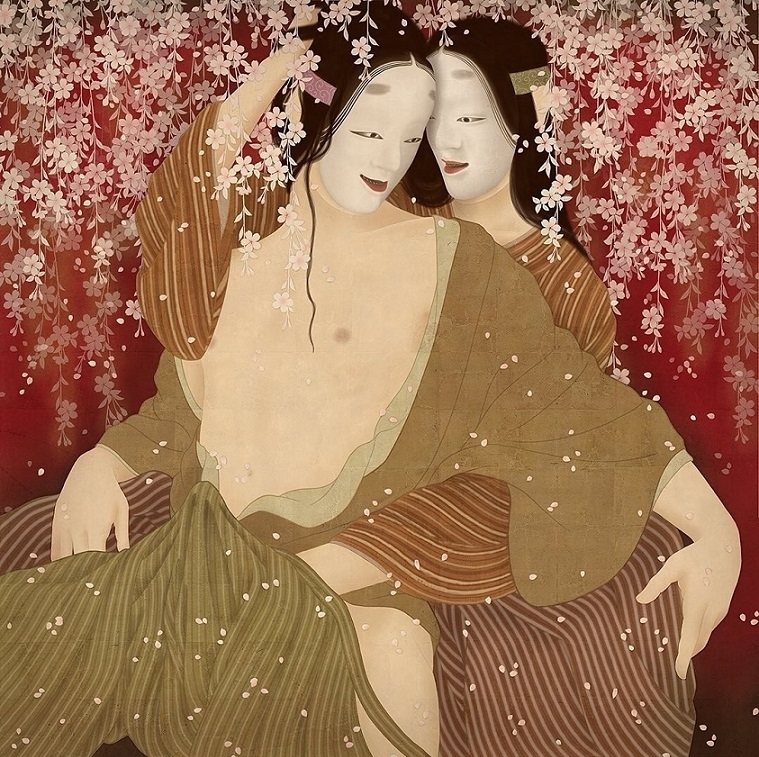 senju shunga Hanami gay art