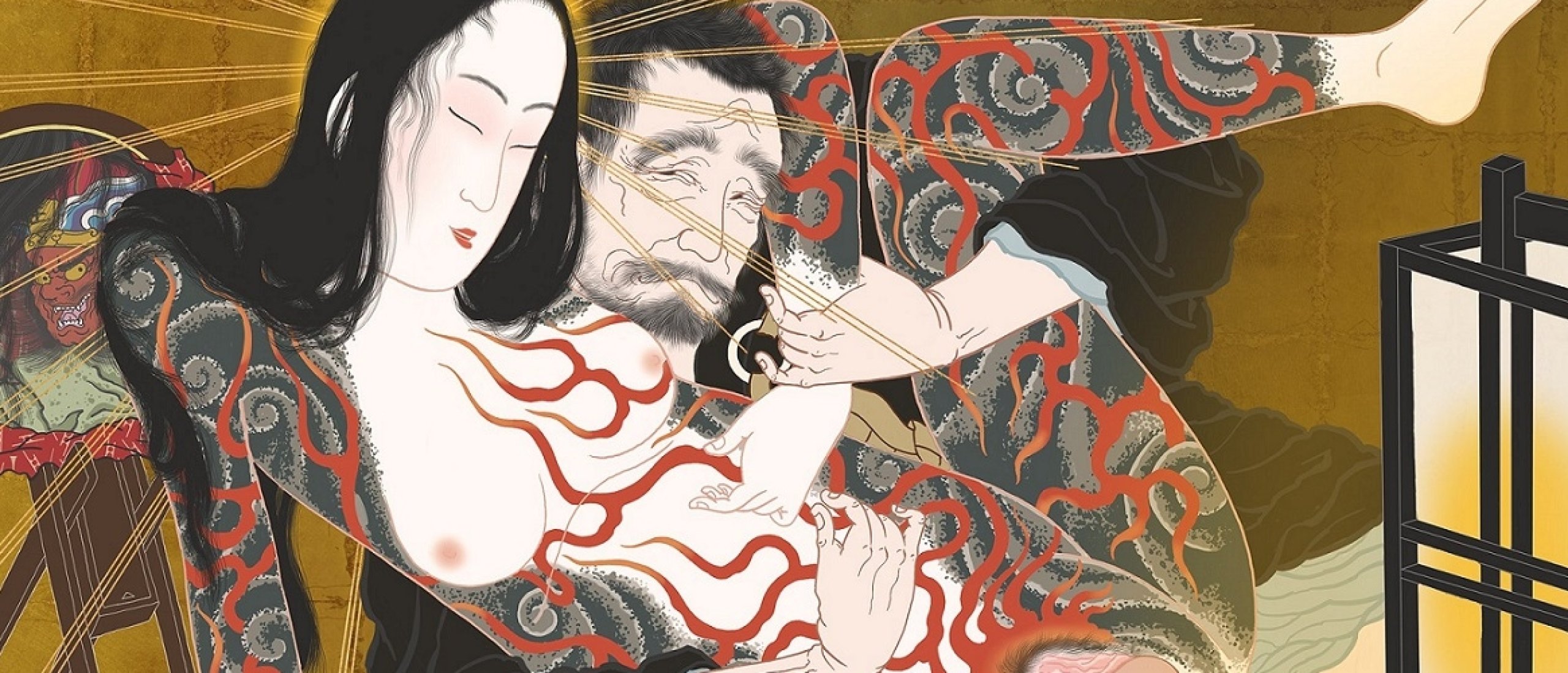 Parodies on the Hell Courtesan by Senju Shunga and His Mentors