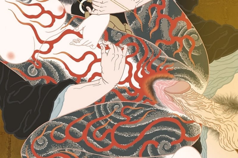 senju shunga jigokudayu detail