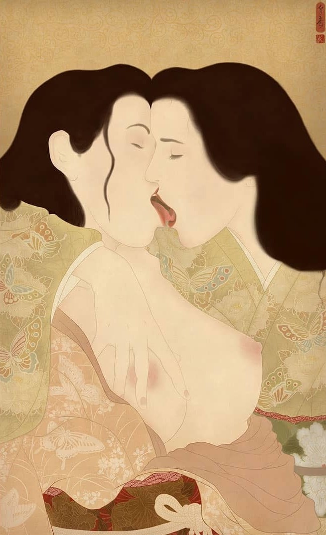 Lesbian Art Senju Shunga
