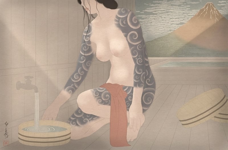 senju shunga Onnayu women’s bath