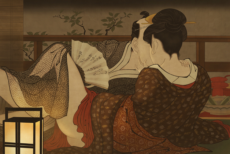 senju shunga utamaro poem of the pillow